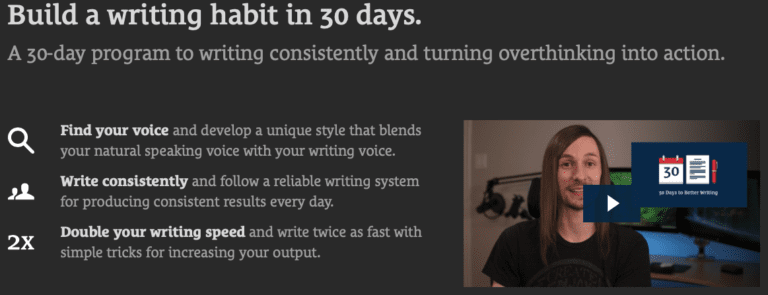 30 Days to Better Writing by seanwes